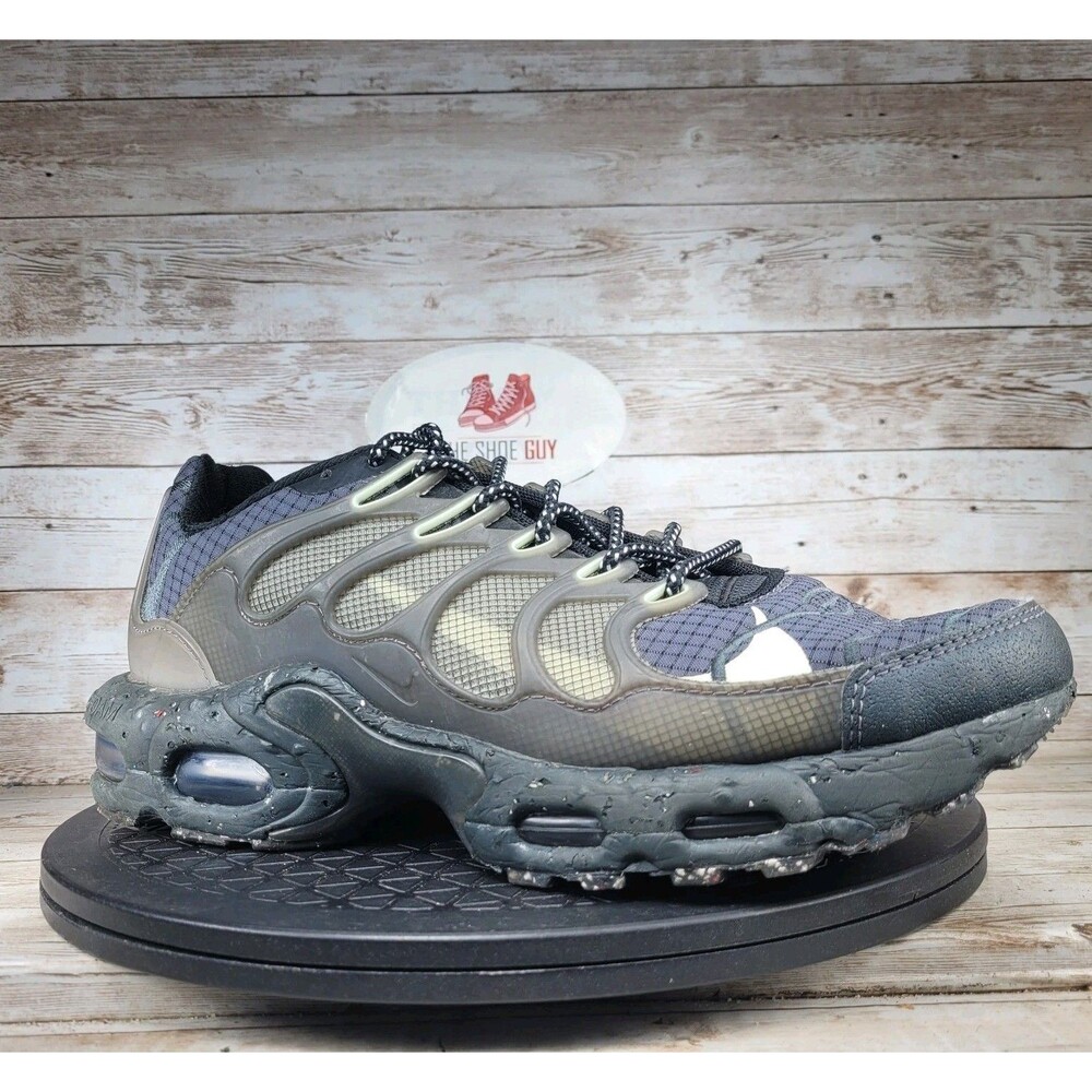 Nike Air Max Terrascape Plus Sneakers Men's Size 10 Black Lime Running Shoes